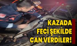 Kazada Feci Şekilde Can Verdiler!