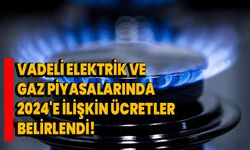 Vadeli elektrik ve gaz piyasalarında 2024'e ilişkin ücretler belirlendi!