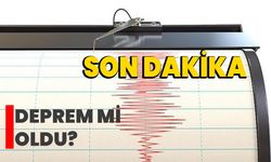 SON DAKİKA: Deprem mi oldu?
