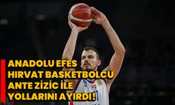 Anadolu Efes, Hırvat basketbolcu Ante Zizic ile yollarını ayırdı!