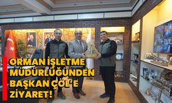 Orman İşletme Müdürlüğünden Başkan Çöl’e ziyaret!