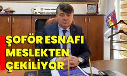 Şoför esnafı meslekten çekiliyor