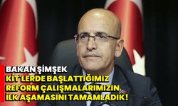 Bakan Şimşek: KİT'lerde başlattığımız reform çalışmalarımızın ilk aşamasını tamamladık