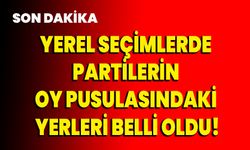 YEREL SEÇİMLERDE PARTİLERİN OY PUSULASINDAKİ YERLERİ BELLİ OLDU