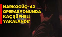 Narkogüç-42 operasyonunda kaç şüpheli yakalandı?