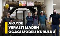 AKÜ’de “Yeraltı Maden Ocağı Modeli” Kuruldu