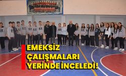 Emeksiz çalışmaları yerinde inceledi!