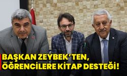 Başkan Zeybek’ten, öğrencilere kitap desteği! 