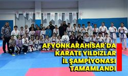 Afyonkarahisar'da Karate Yıldızlar İl Şampiyonası tamamlandı