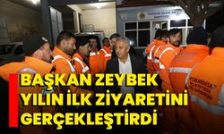 Başkan Zeybek Yılın İlk Ziyaretini Gerçekleştirdi 