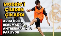 Arda Güler Real Madrid Antrenmanında Parlıyor: Modric'i Çileden Çıkardı