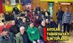 Avcılar yaban hayatı için toplandı
