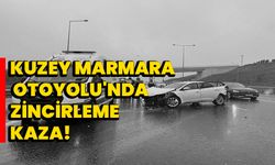 Kuzey Marmara Otoyolu'nda zincirleme kaza!