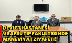 Devlet Hastanesi ve AFSÜ Tıp Fakültesinde Maneviyat Ziyafeti!