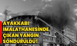 Sultangazi'de ayakkabı imalathanesinde çıkan yangın söndürüldü!