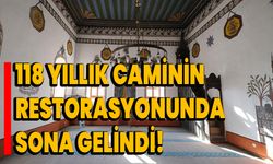 118 yıllık caminin restorasyonunda sona gelindi!