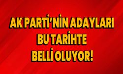 AK Parti’nin adayları bu tarihte belli oluyor!