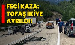 Feci kaza: Tofaş ikiye ayrıldı!