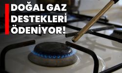 Doğal gaz destekleri ödeniyor!