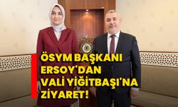 ÖSYM Başkanı Ersoy'dan Vali Yiğitbaşı'na ziyaret!