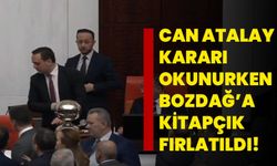 Can Atalay kararı okunurken Bozdağ’a kitapçık fırlatıldı!