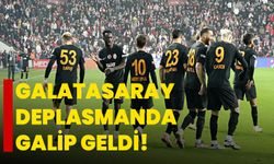 Galatasaray deplasmanda galip geldi