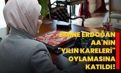 Emine Erdoğan, AA'nın "Yılın Kareleri" oylamasına katıldı