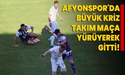 Afyonspor'da Büyük Kriz: Takım Maça Yürüyerek Gitti!