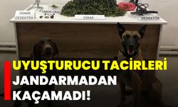 Uyuşturucu tacirleri jandarmadan kaçamadı!