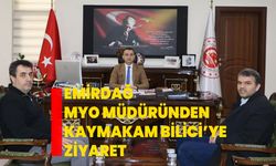 Emirdağ MYO Müdüründen Kaymakam Bilici’ye ziyaret