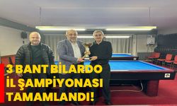 3 Bant Bilardo İl Şampiyonası Tamamlandı!