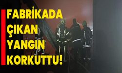 Denizli’de fabrikada çıkan yangın korkuttu!