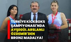 Türkiye Kickboks Şampiyonası'nda Ayşegül Arslanlı Özdemir'den bronz madalya!