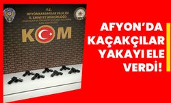 Afyon’da kaçakçılar yakayı ele verdi!