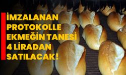 Erzurum'da imzalanan protokolle ekmeğin tanesi 4 liradan satılacak!