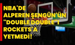NBA'de Alperen Şengün'ün "double double"ı Rockets'a yetmedi!