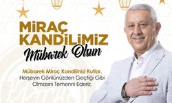 Mehmet Zeybek Miraç Kandilini kutladı!