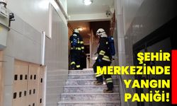 Şehir merkezinde yangın paniği!