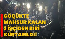Zonguldak'ta maden ocağında göçükte mahsur kalan 2 işçiden biri kurtarıldı!