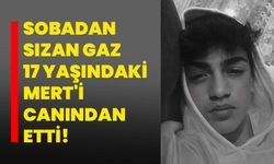 Sobadan sızan gaz 17 yaşındaki Mert'i canından etti!