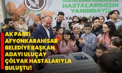 AK Parti Afyonkarahisar Belediye Başkan Adayı Uluçay, Çölyak Hastalarıyla Buluştu!