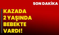 Kazada 2 yaşında bebekte vardı!