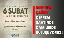 AGD’den Çağrı: Deprem Saatinde Camilerde Buluşuyoruz