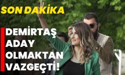 SON DAKİKA: Demirtaş aday olmaktan vazgeçti!