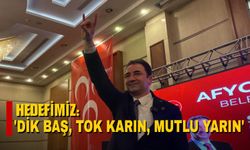 Hedefimiz “Dik baş, tok karın, mutlu yarın”