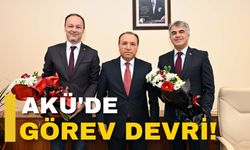 AKÜ’de görev devri!