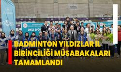 Okul Sporları Badminton Yıldızlar İl Birinciliği müsabakaları tamamlandı