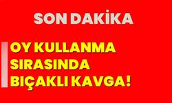 Afyon’da oy kullanma sırasında bıçaklı kavga!