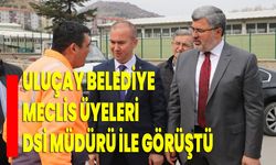 Uluçay, Belediye Meclis Üyeleri DSİ Müdürü İle Görüştü