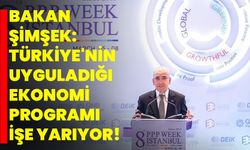 Bakan Şimşek: Türkiye'nin uyguladığı ekonomi programı işe yarıyor